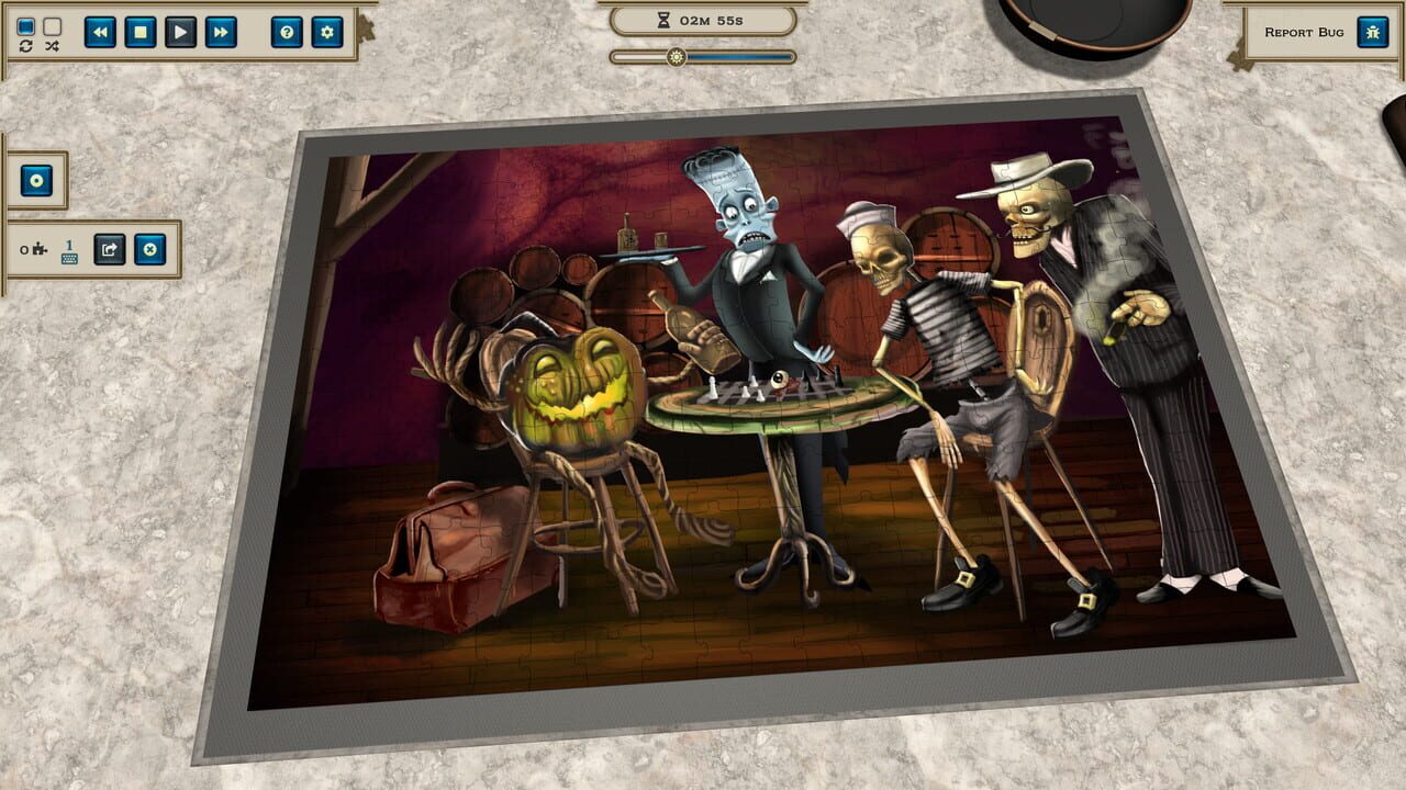 Masters of Puzzle: Halloween Edition - Chess on Halloween Eve Image