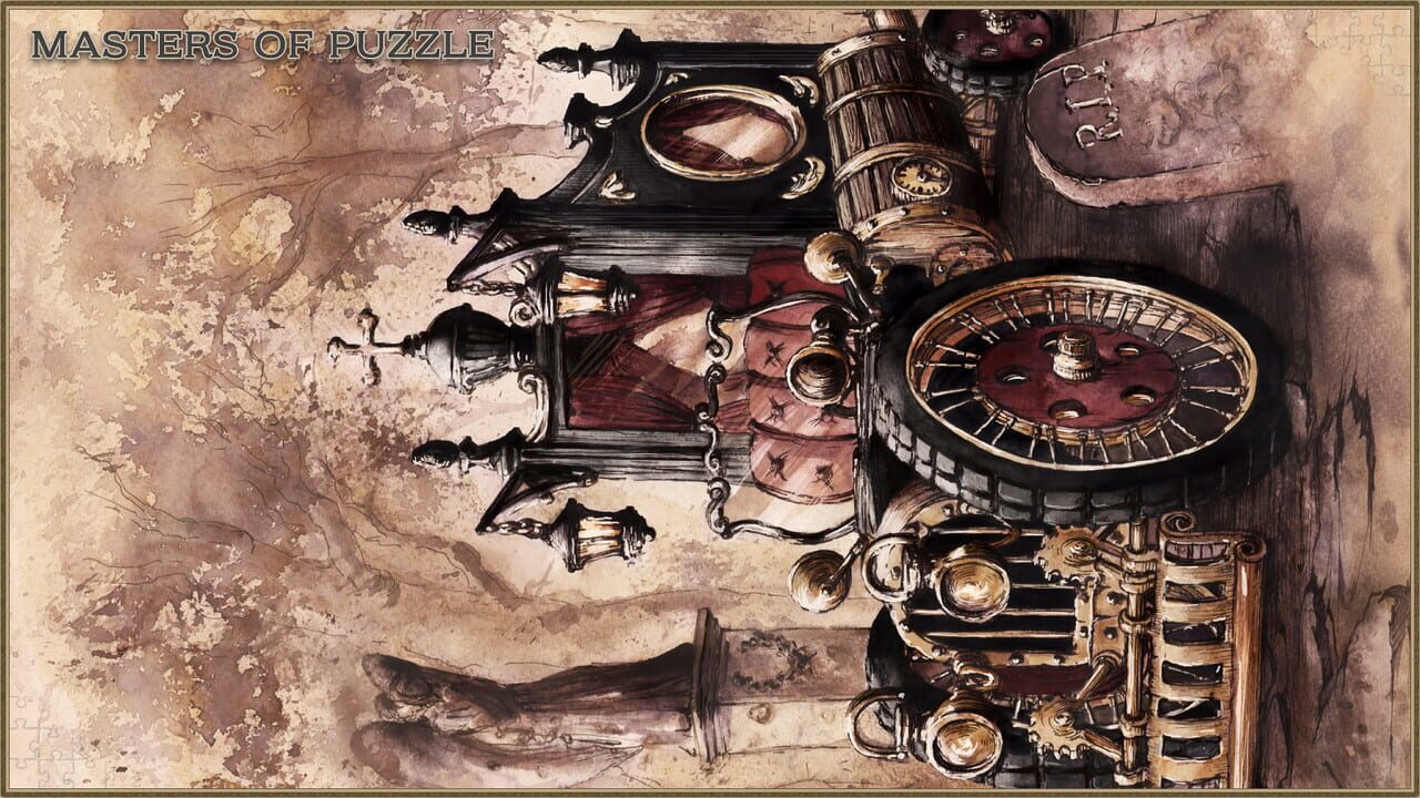 Masters of Puzzle: Steampunk Hearse Image