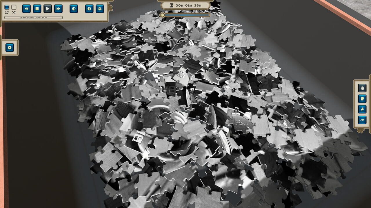 Masters of Puzzle: Black and White - Beads in the Wall Image