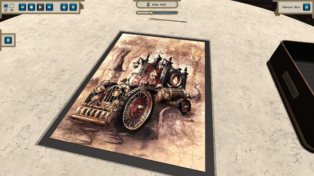 Masters of Puzzle: Steampunk Hearse Image
