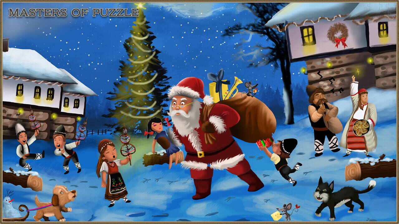 Masters of Puzzle: Christmas Edition - A Visitor in the Village Square Image