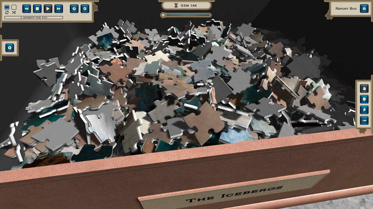 Masters of Puzzle: The Icebergs Image