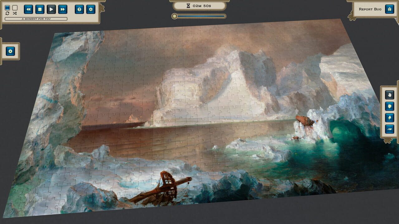 Masters of Puzzle: The Icebergs Image