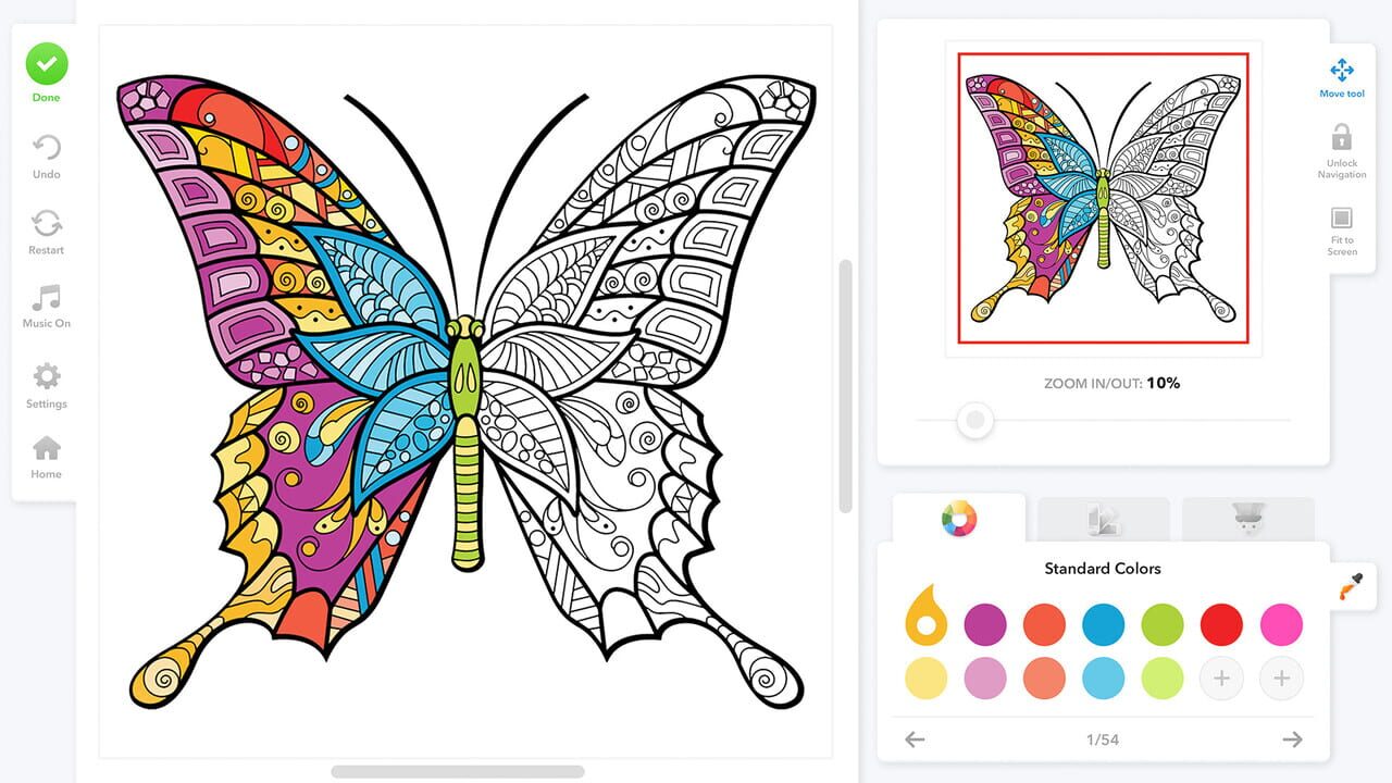 Coloring Book for Adults — Screenshot 2