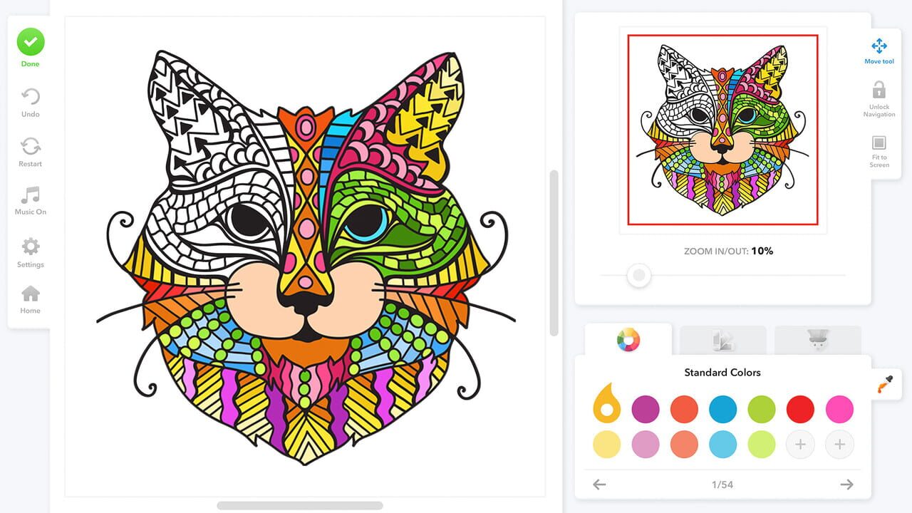 Coloring Book for Adults — Screenshot 5