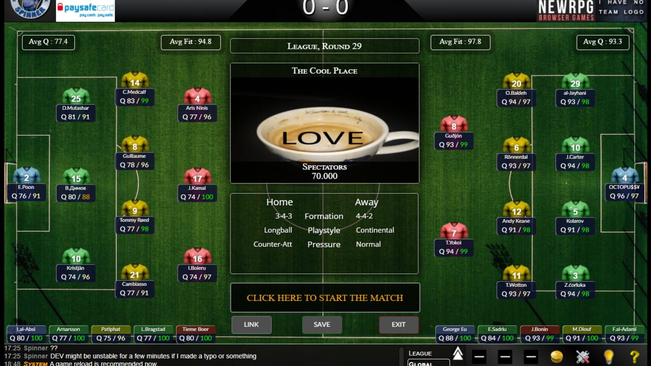 ManagerLeague Screenshot 1