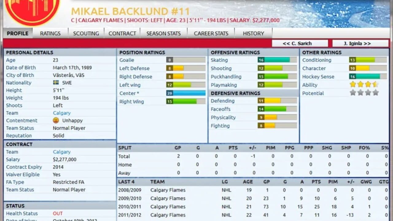 Franchise Hockey Manager 2013 — Screenshot 2