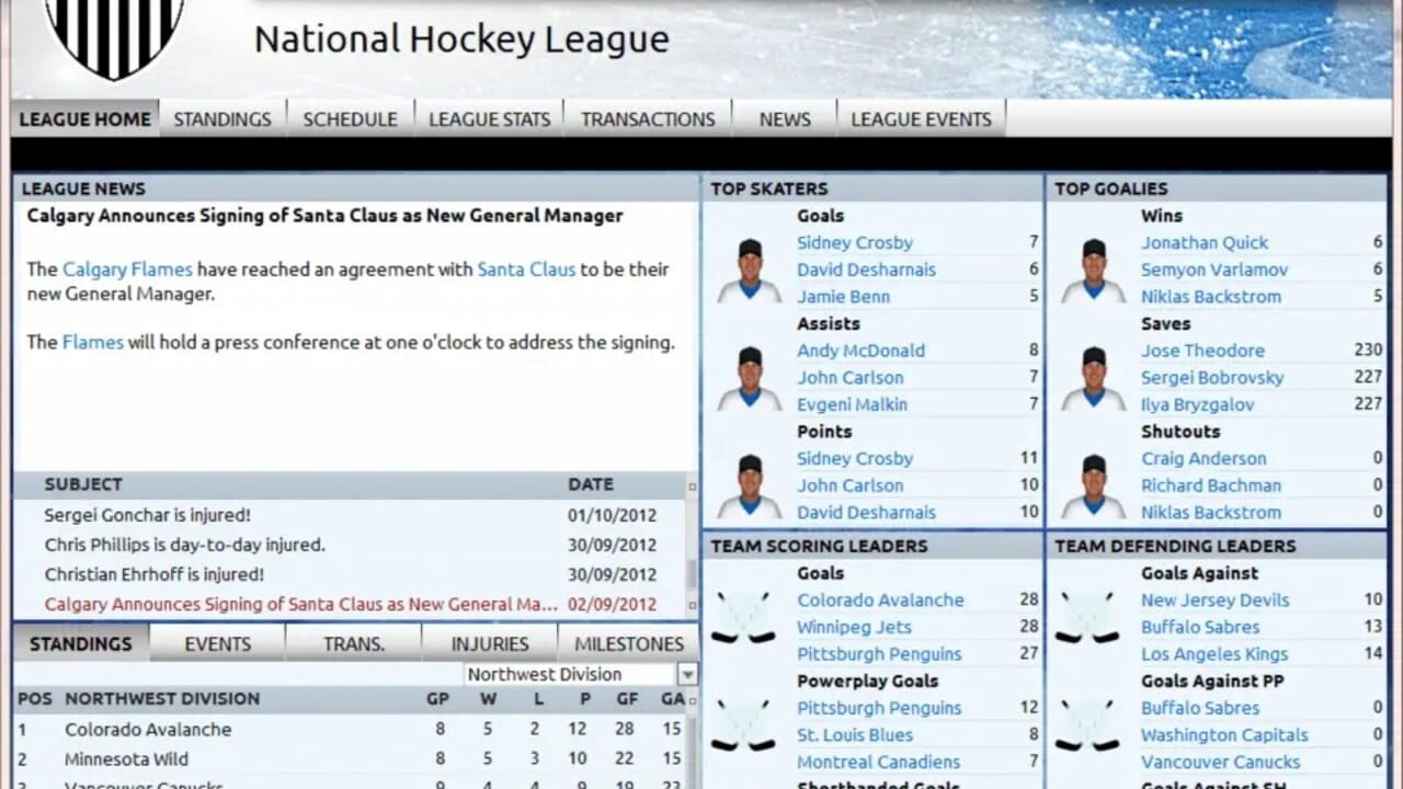 Franchise Hockey Manager 2013 — Screenshot 3