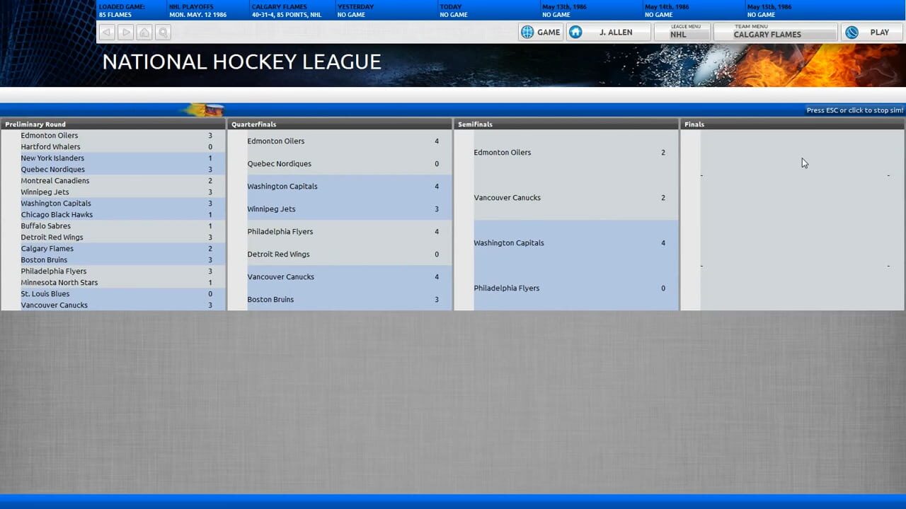Franchise Hockey Manager 2014 — Screenshot 3