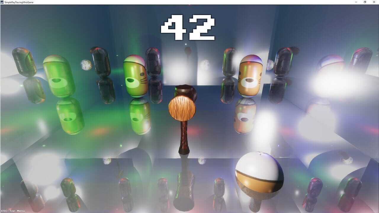 Simple Ray tracing Mini Game 10 — Screenshot 1