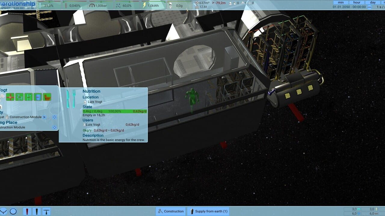 Screenshot de Generation Ship