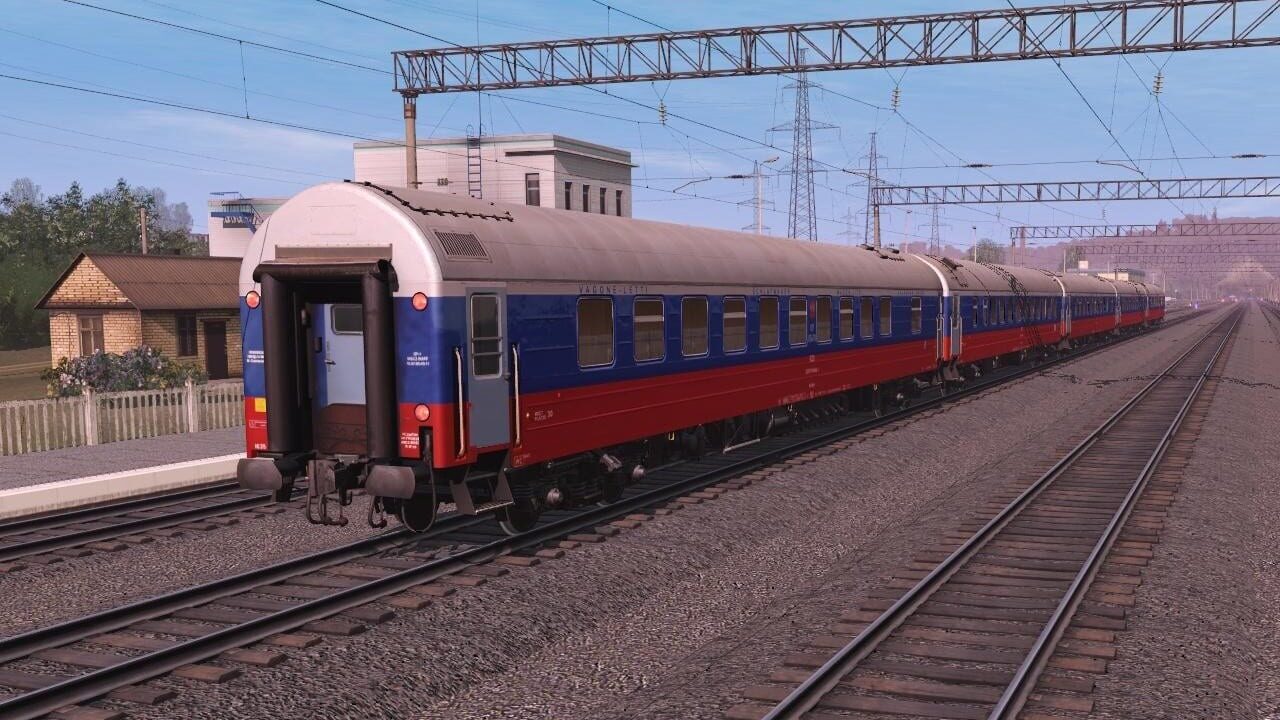 Trainz Railroad Simulator 2019: RZD-UZ-RIC Wagons Praha Image