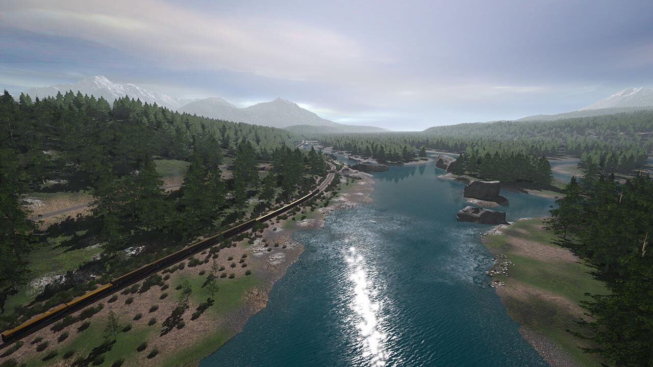 Trainz Railroad Simulator 2019: Canadian Rocky Mountains - Golden, BC Image