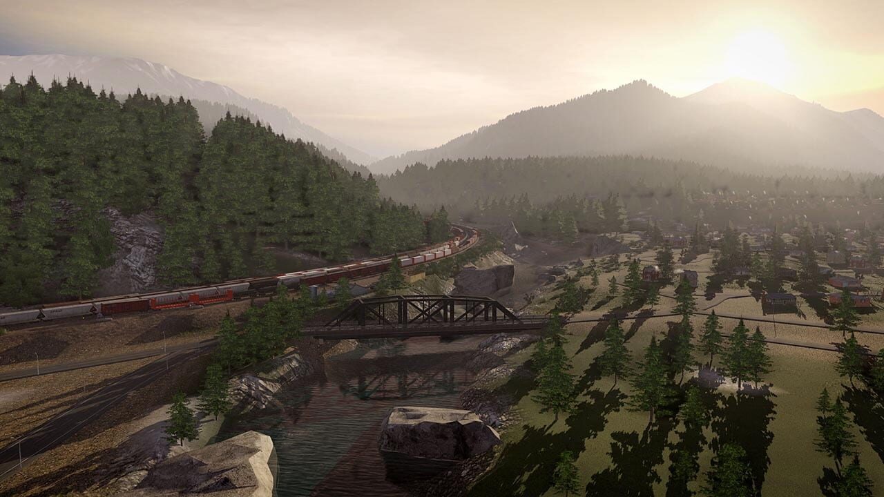 Trainz Railroad Simulator 2019: Canadian Rocky Mountains - Golden, BC Image