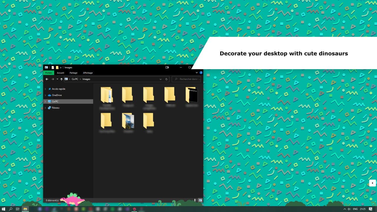 Desktop Dinosaurs — Screenshot 1