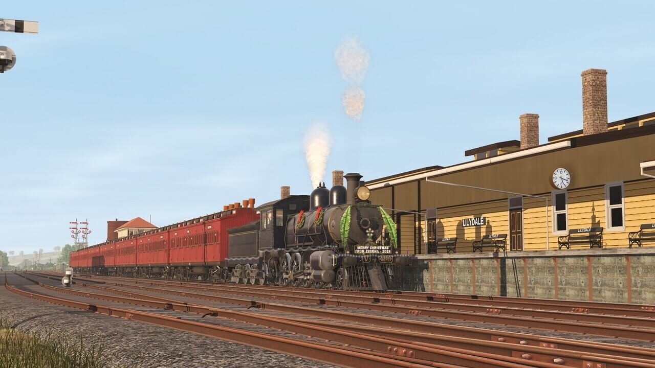 Trainz Railroad Simulator 2019: ZecRail V499 Blue & Gold and Christmas 2019 Image