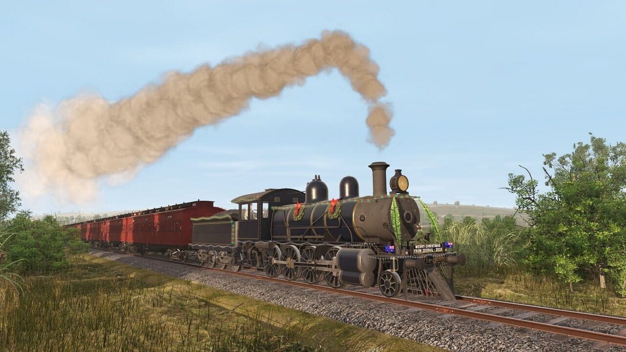 Trainz Railroad Simulator 2019: ZecRail V499 Blue & Gold and Christmas 2019 Image