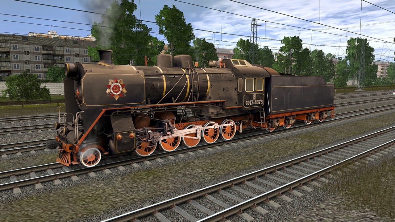 Trainz Railroad Simulator 2019: CO17-4373 Russian Loco and Tender Image