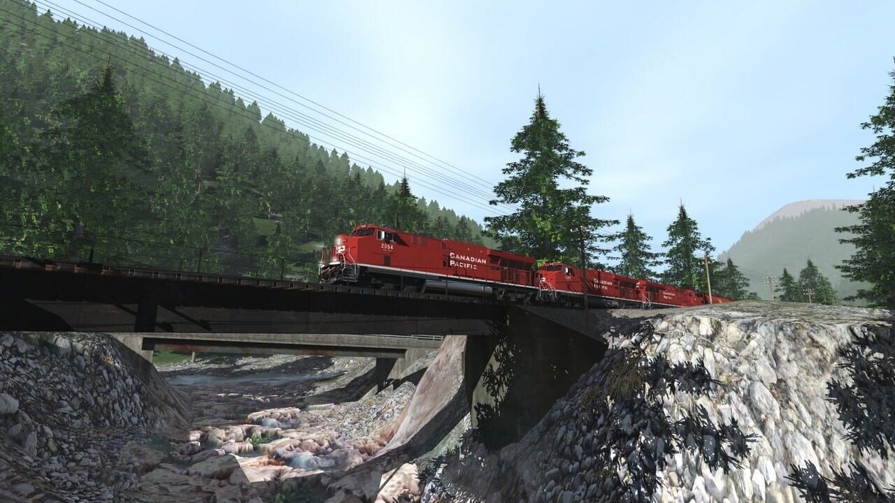 Trainz Railroad Simulator 2019: Canadian Rocky Mountains Viktor Lake to Ross Peak and Glacier Image