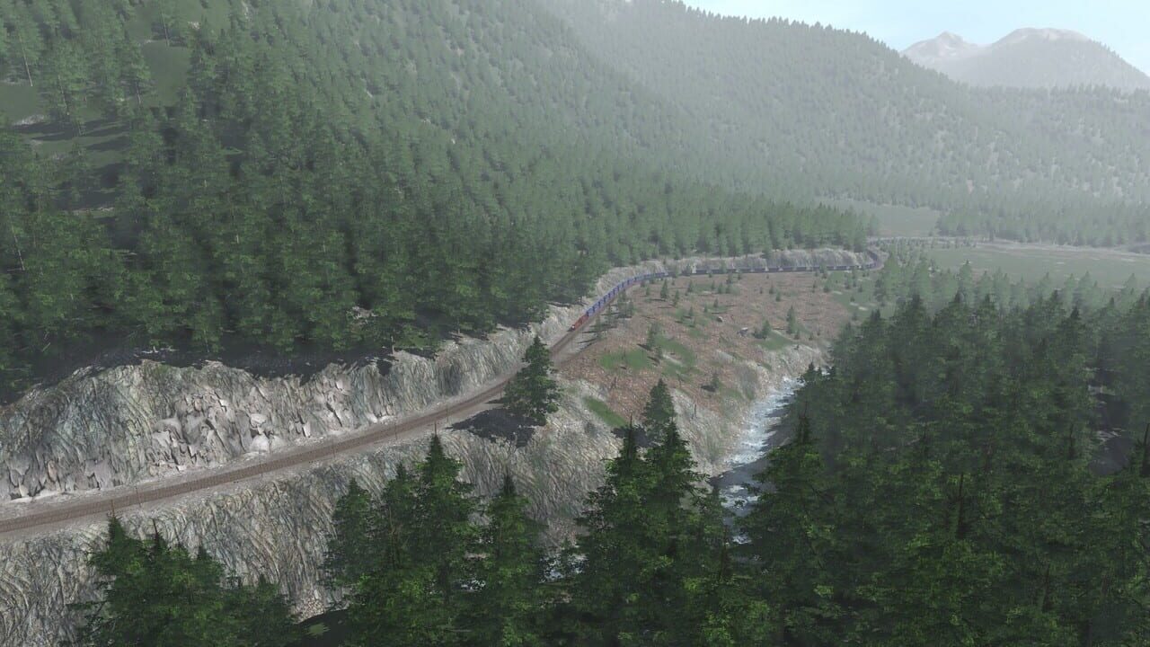 Trainz Railroad Simulator 2019: Canadian Rocky Mountains Viktor Lake to Ross Peak and Glacier Image