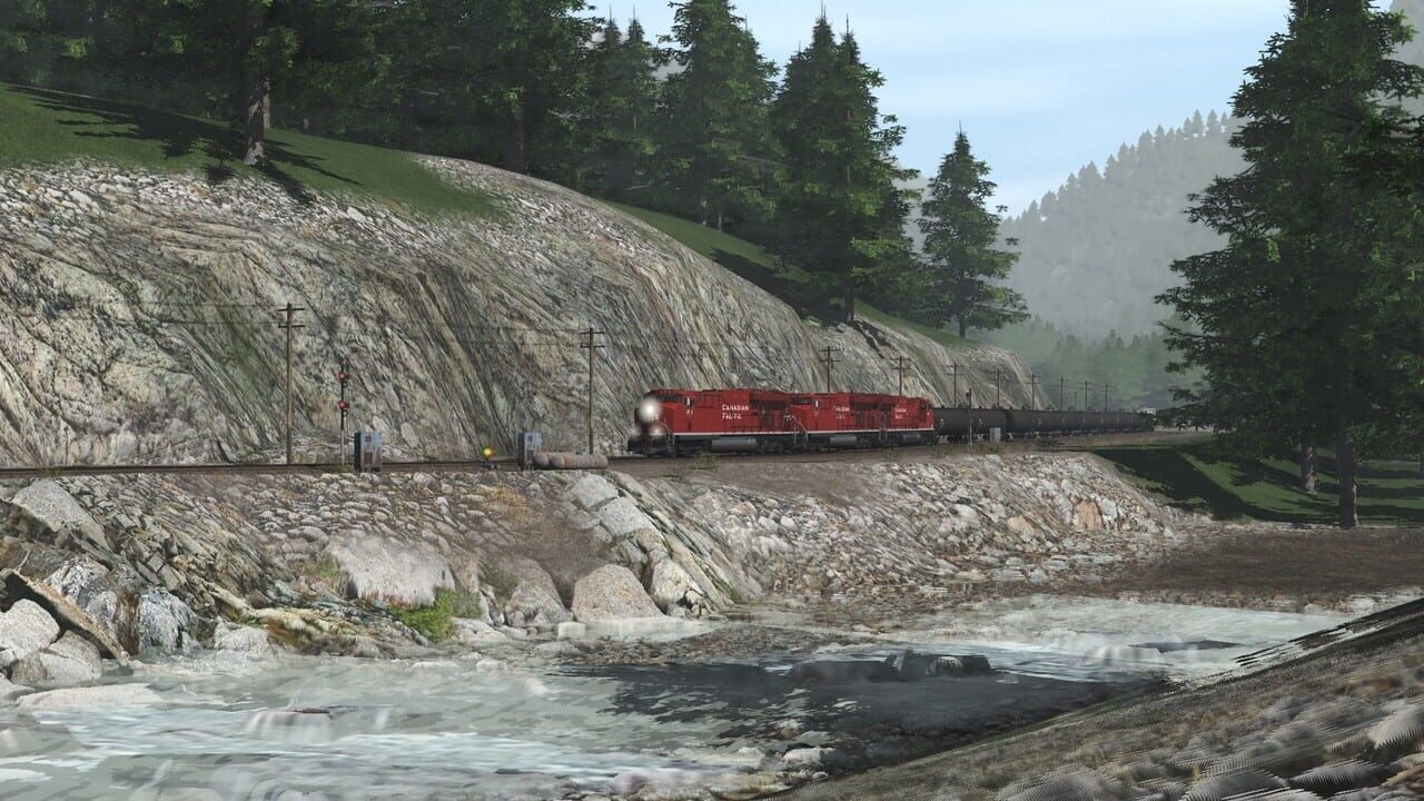 Trainz Railroad Simulator 2019: Canadian Rocky Mountains Viktor Lake to Ross Peak and Glacier Image
