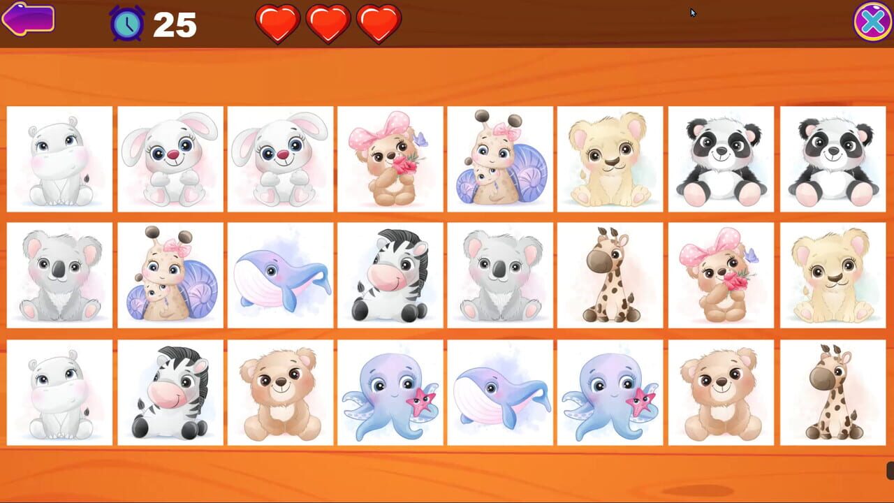 Cute Animals Memory Card Game — Screenshot 5