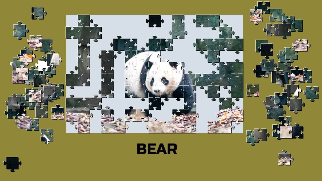 Learning jigsaw: Animals — Screenshot 1