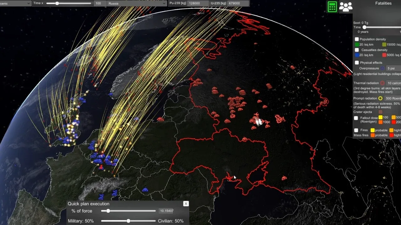 Nuclear War Simulator screenshot 7