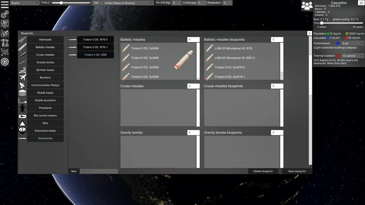 Nuclear War Simulator screenshot 3