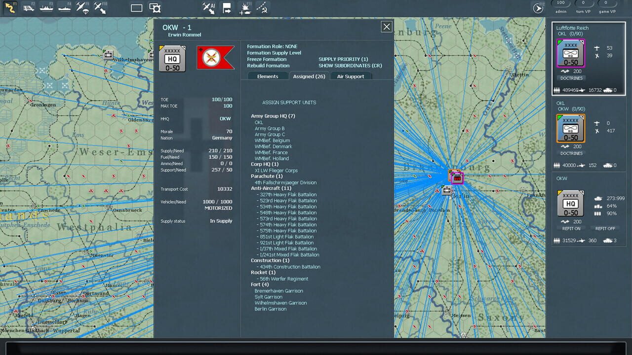 Gary Grigsby's War in the West: Operation Torch — Screenshot 2