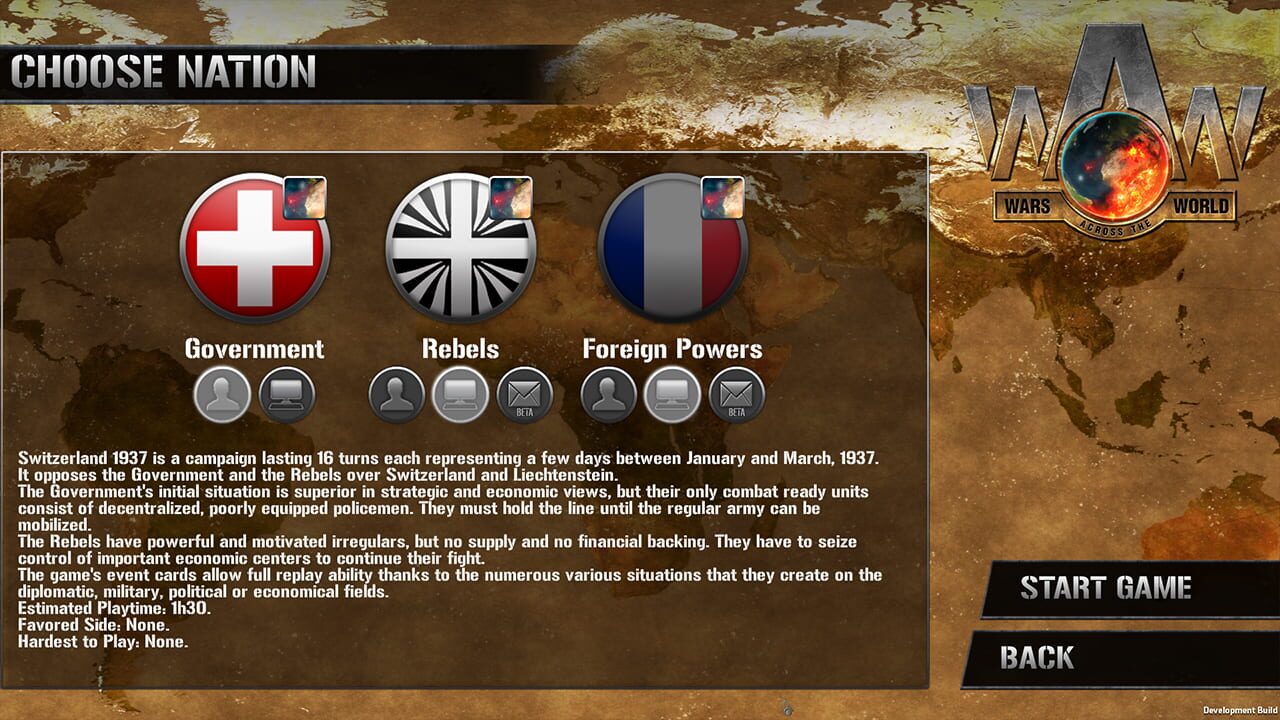 Wars Across the World: Switzerland 1937 Image