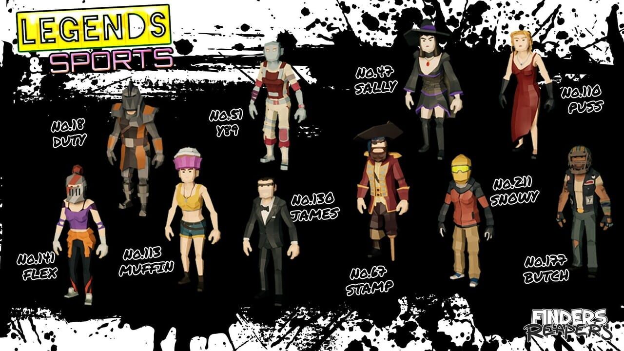 Finders Reapers: Legends & Sports Character Pack Image