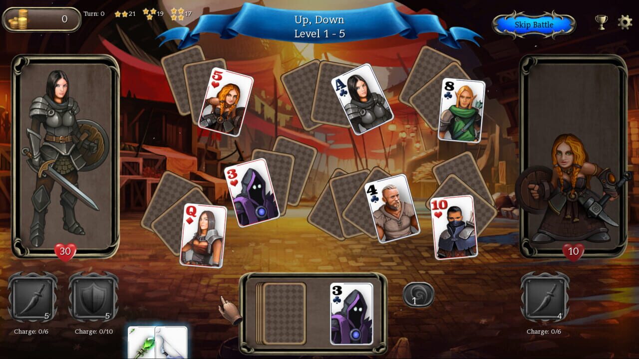 Ember Knight Solitaire Image