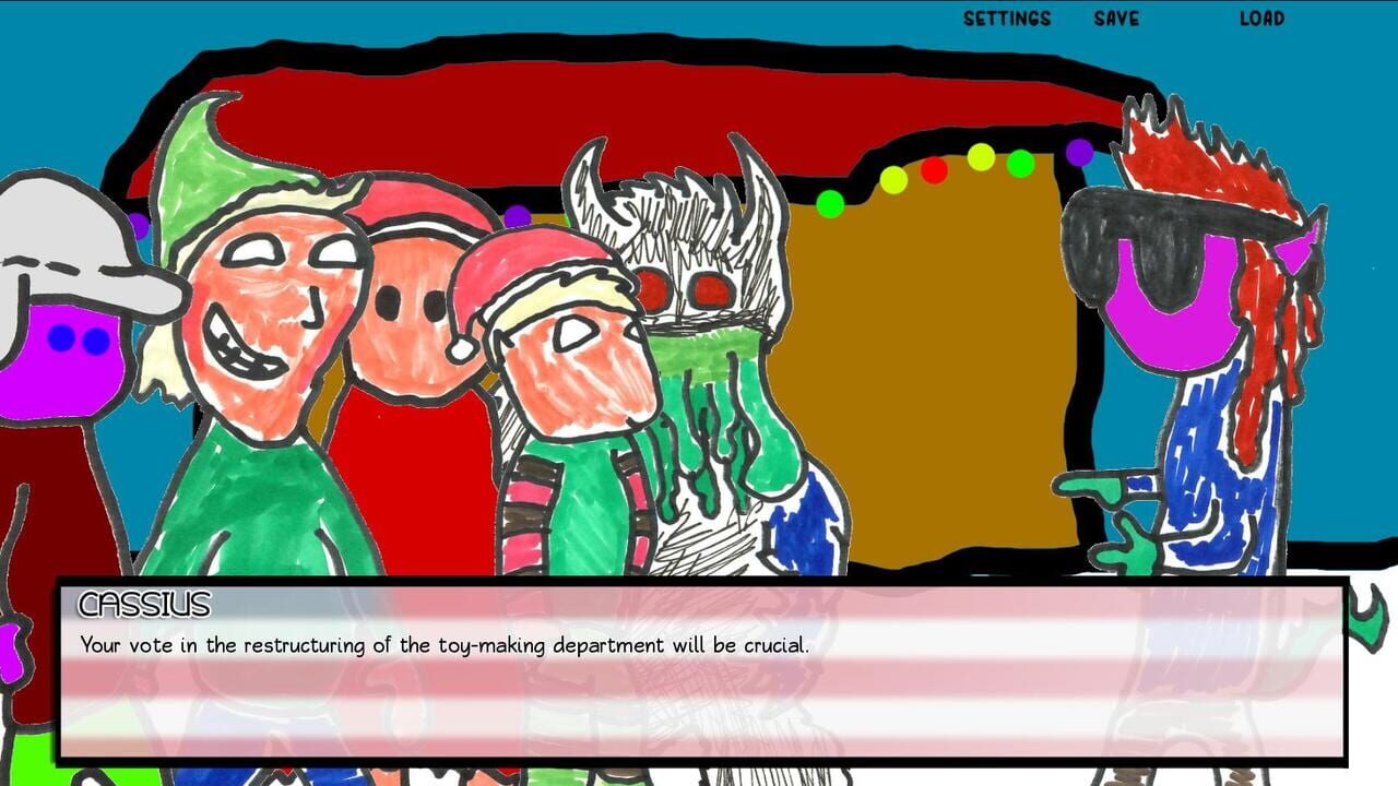 Paper Shakespeare: Stick Julius Caesar (With a Dagger) - War on Xmas — Screenshot 2