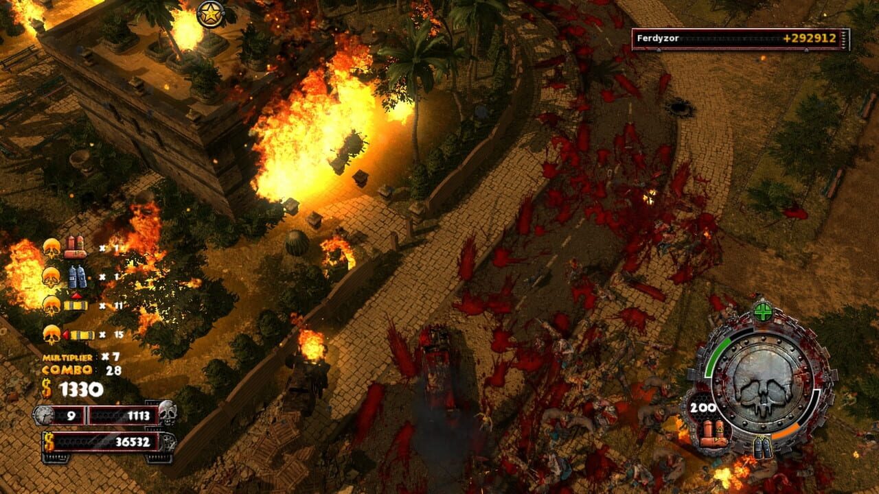 Zombie Driver HD: Burning Garden of Slaughter — Screenshot 2