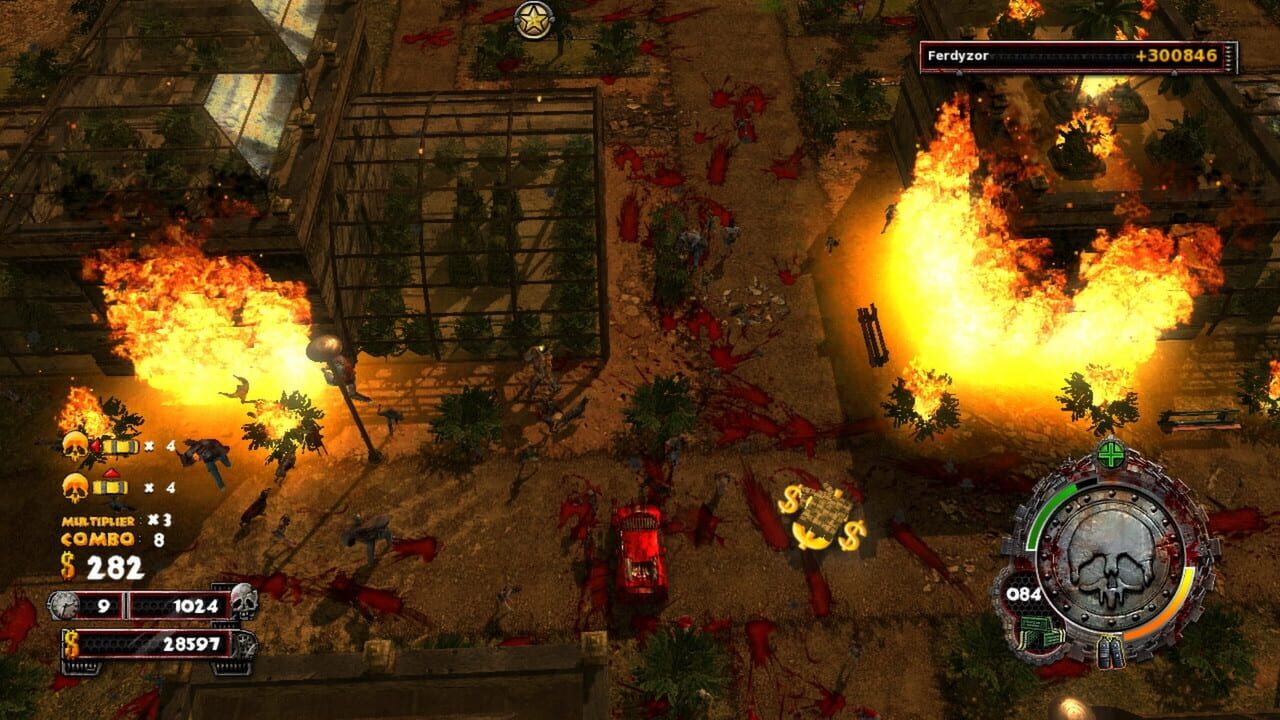 Zombie Driver HD: Burning Garden of Slaughter — Screenshot 3