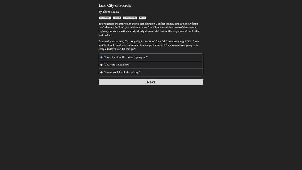 Lux, City of Secrets — Screenshot 1