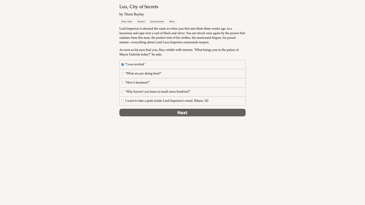 Lux, City of Secrets — Screenshot 2