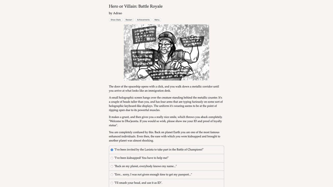 Hero or Villain: Battle Royale Image