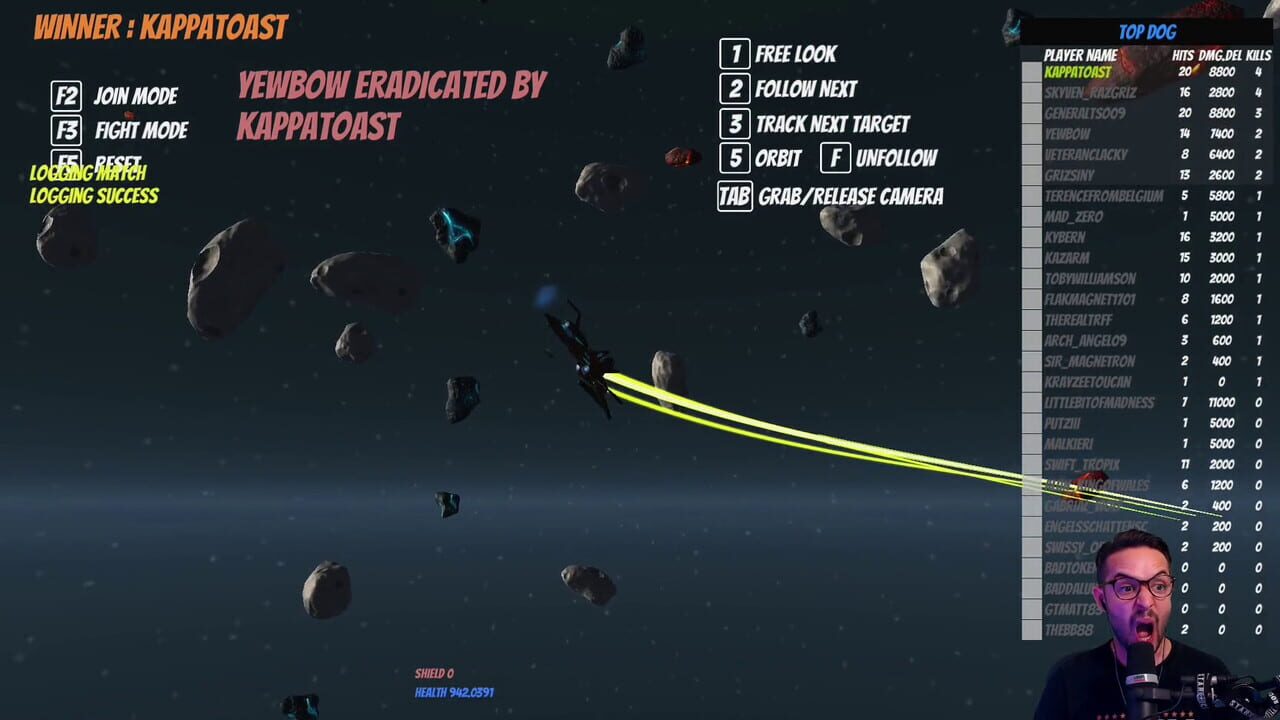 Capture 1 de Stream Dogfighter