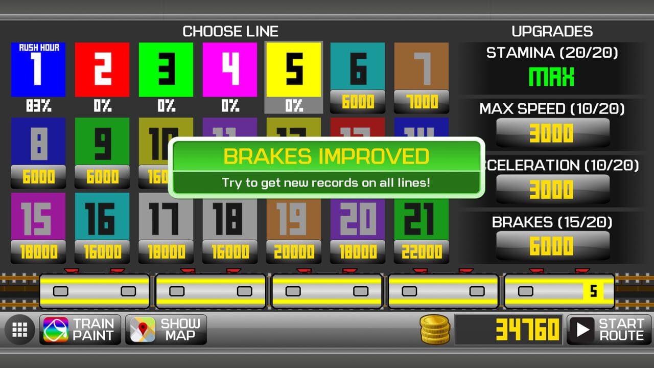 Subway Train Simulator 2D — Screenshot 4