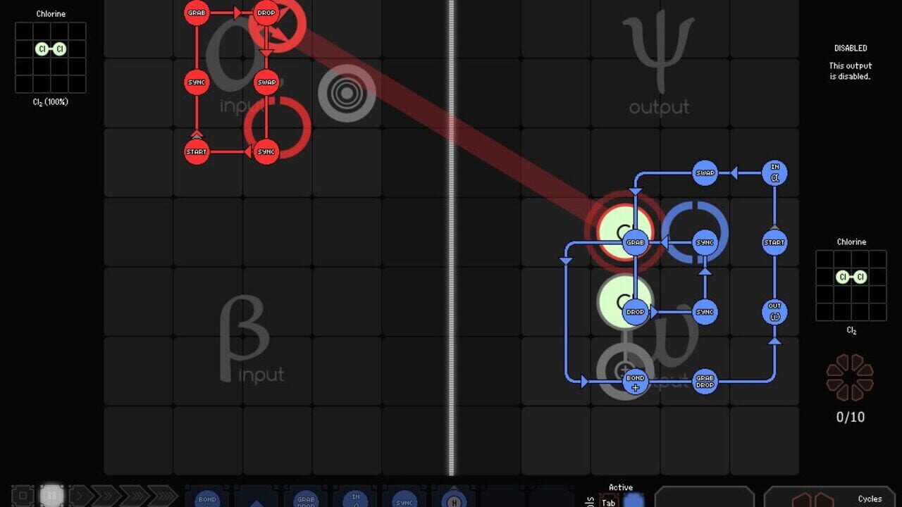SpaceChem: 63 Corvi — Screenshot 2
