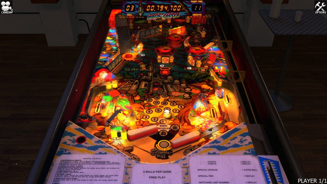 Zaccaria Pinball: Magic Castle Table Image