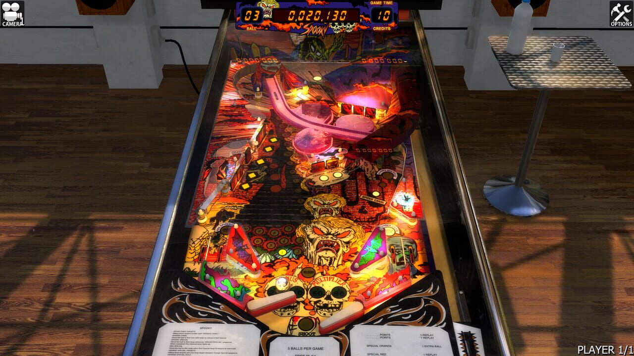 Zaccaria Pinball: Spooky Table Image