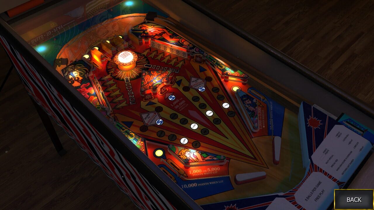 Zaccaria Pinball: Red Show Table Image