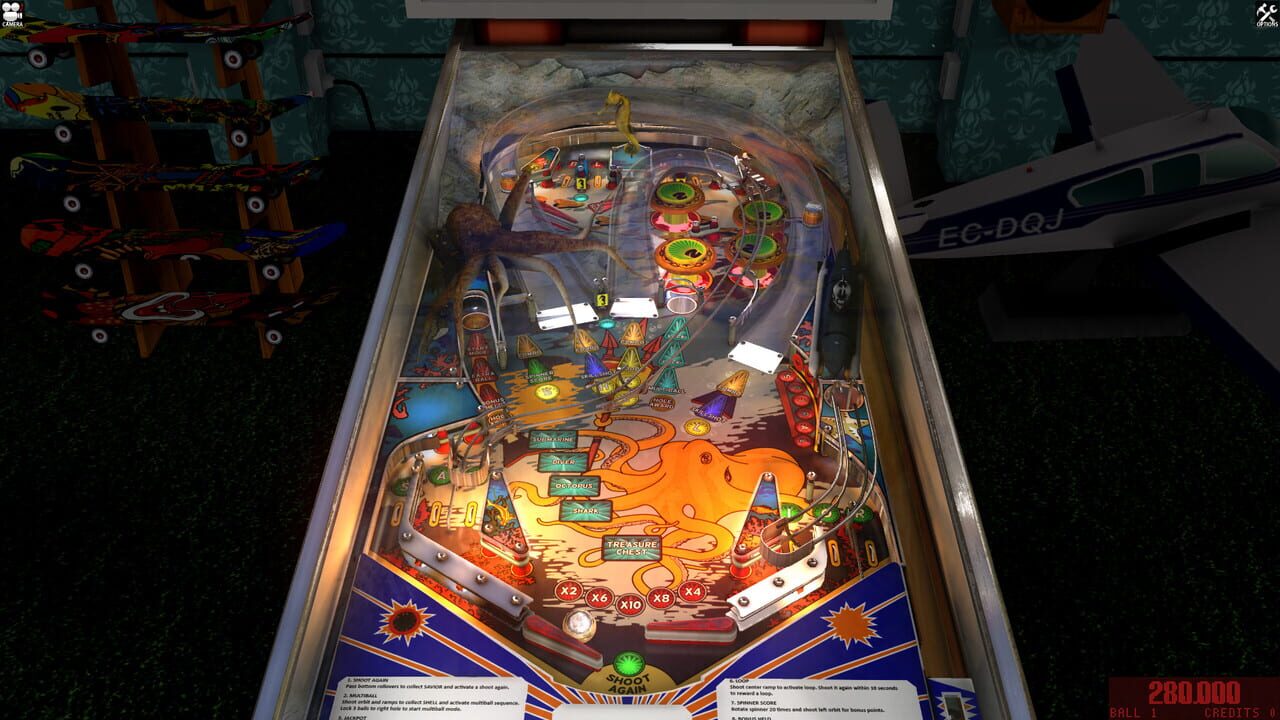 Zaccaria Pinball: Nautilus 2018 Table Image