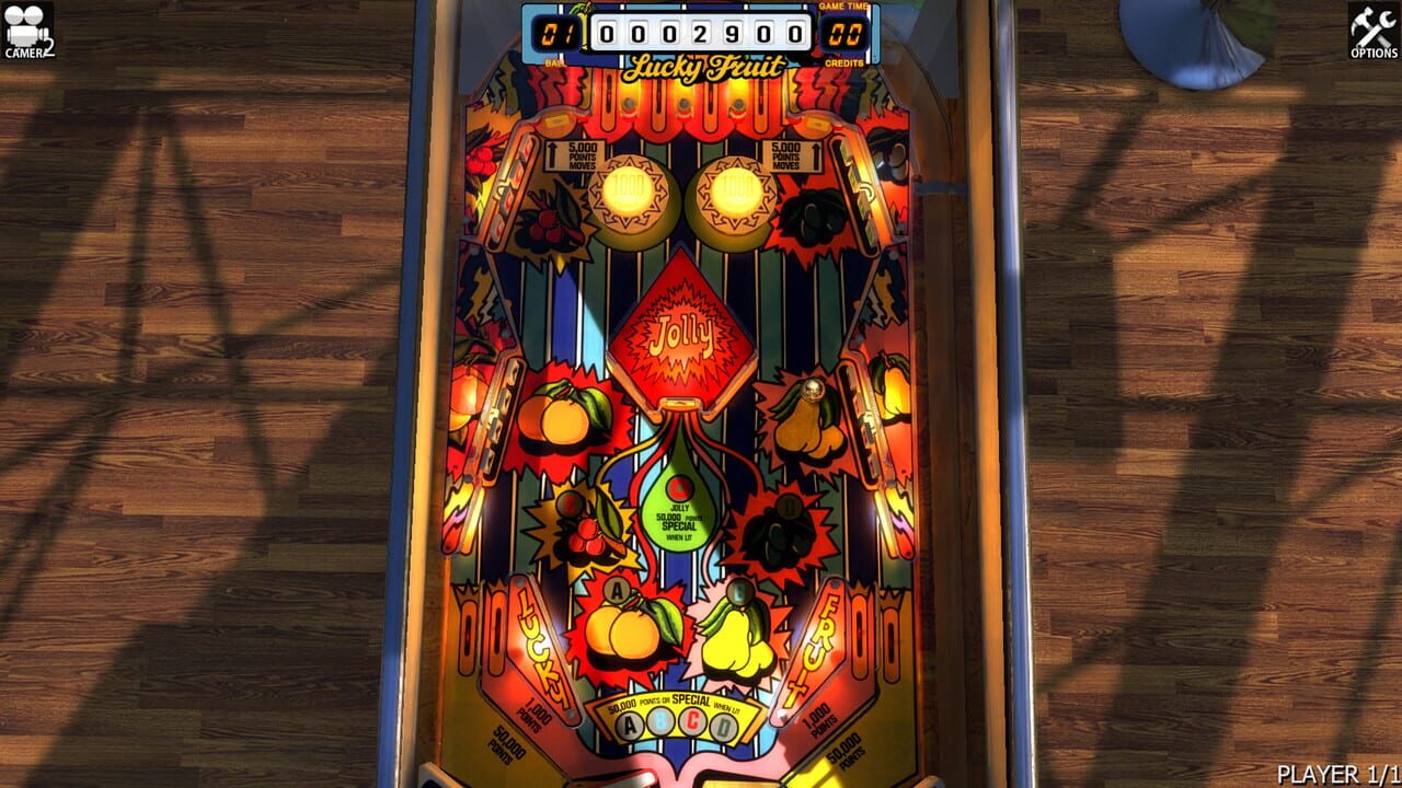 Zaccaria Pinball: Lucky Fruit Table Image