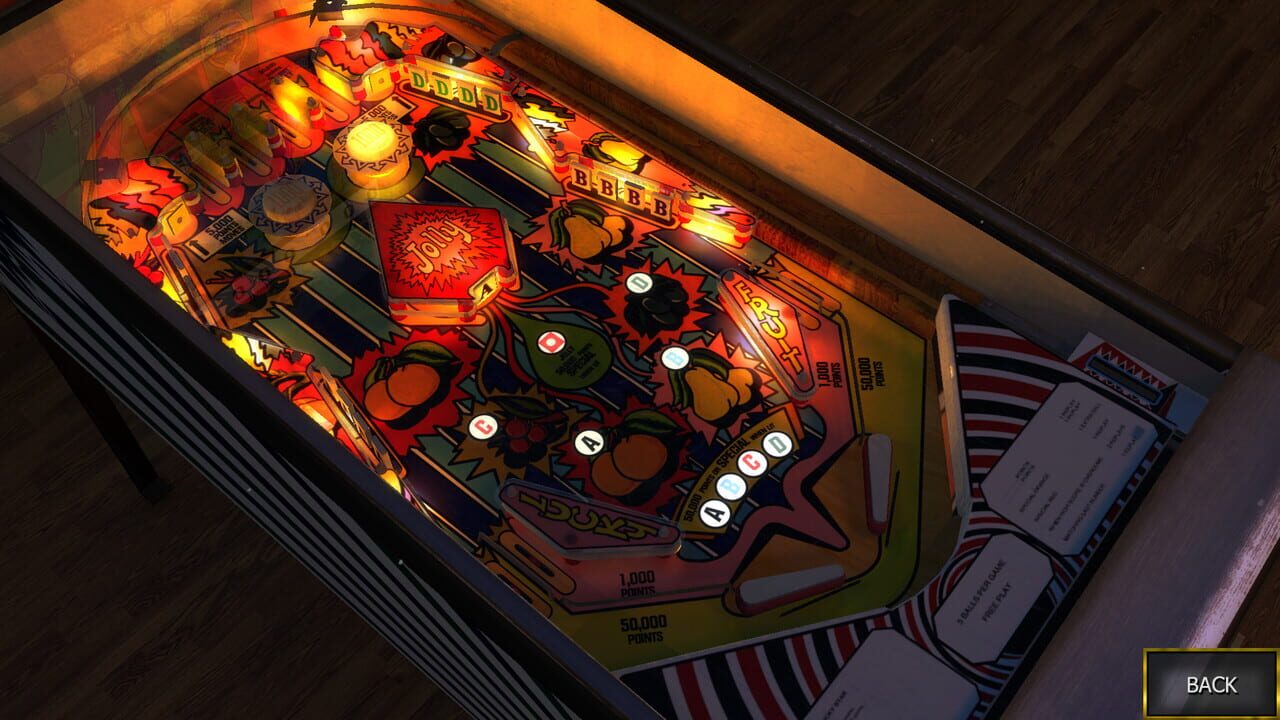 Zaccaria Pinball: Lucky Fruit Table Image