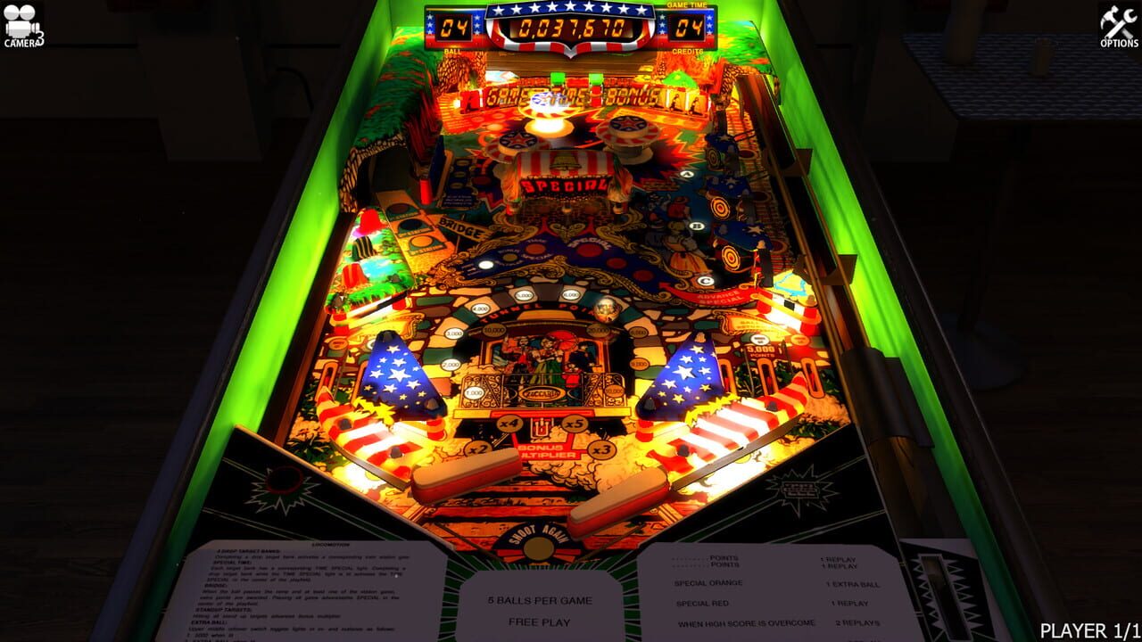 Zaccaria Pinball: Locomotion Table Image