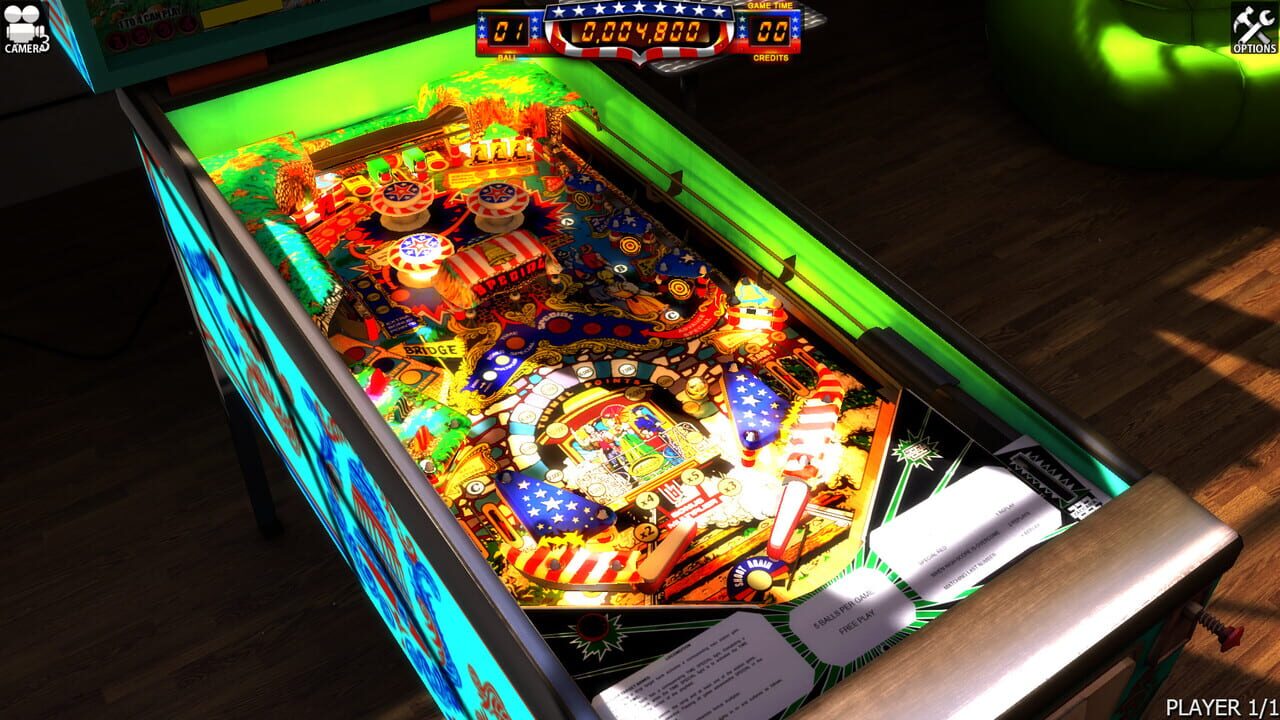 Zaccaria Pinball: Locomotion Table Image